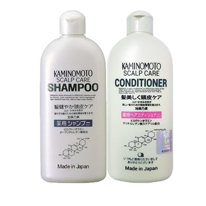 Combo Dầu Gội Và Dầu Xả Kaminomoto Nhật Bản - Kích thích mọc tóc