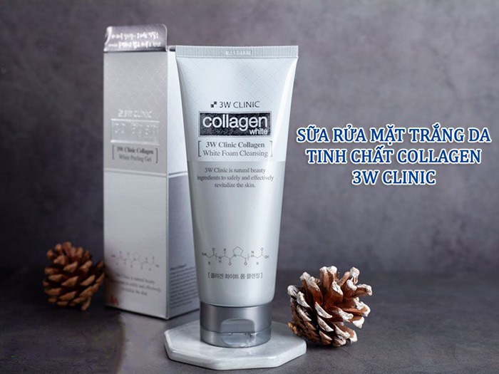 Collagen White Foam Cleansing của hãng 3W Clinic
