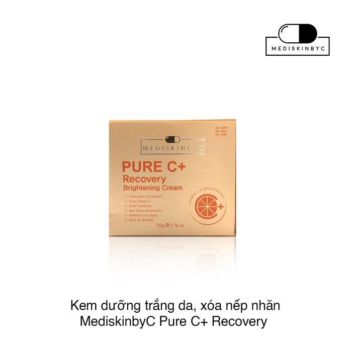 Kem Dưỡng Da Trắng Sáng MediskinbyC Pure C+ Recovery Brightening 50g