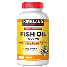Viên uống Kirkland Fish Oil bổ sung Omega-3 l 400 Viên – Nhập khẩu Mỹ