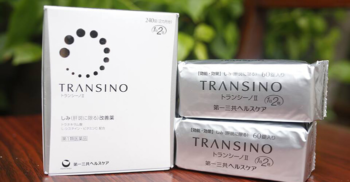 Viên uống Transino trị nám Nhật Bản – Mờ Nám, Mờ Tàn Nhang, Trắng Da